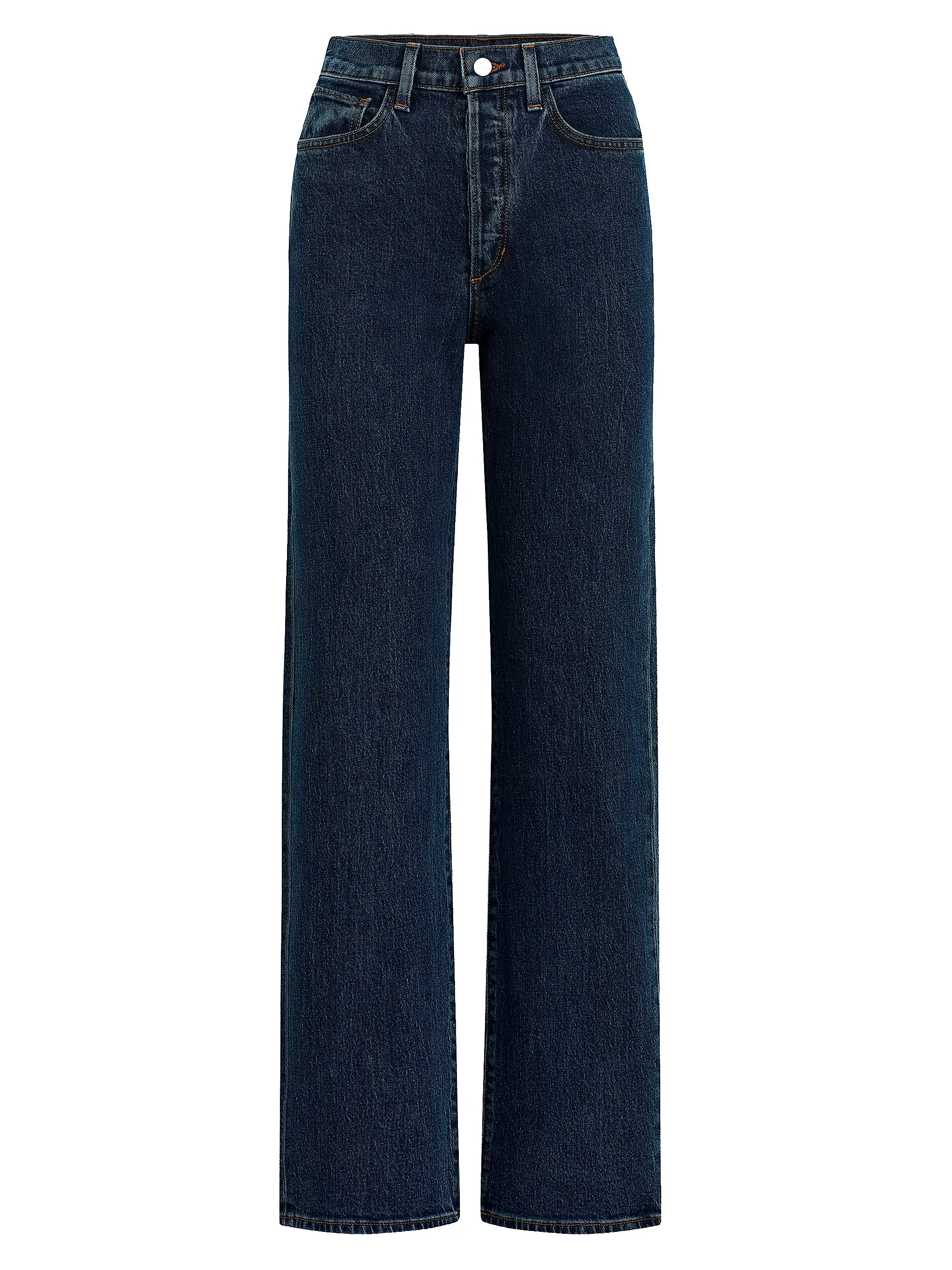 The Margot High-Rise Straight-Leg Jeans | Saks Fifth Avenue