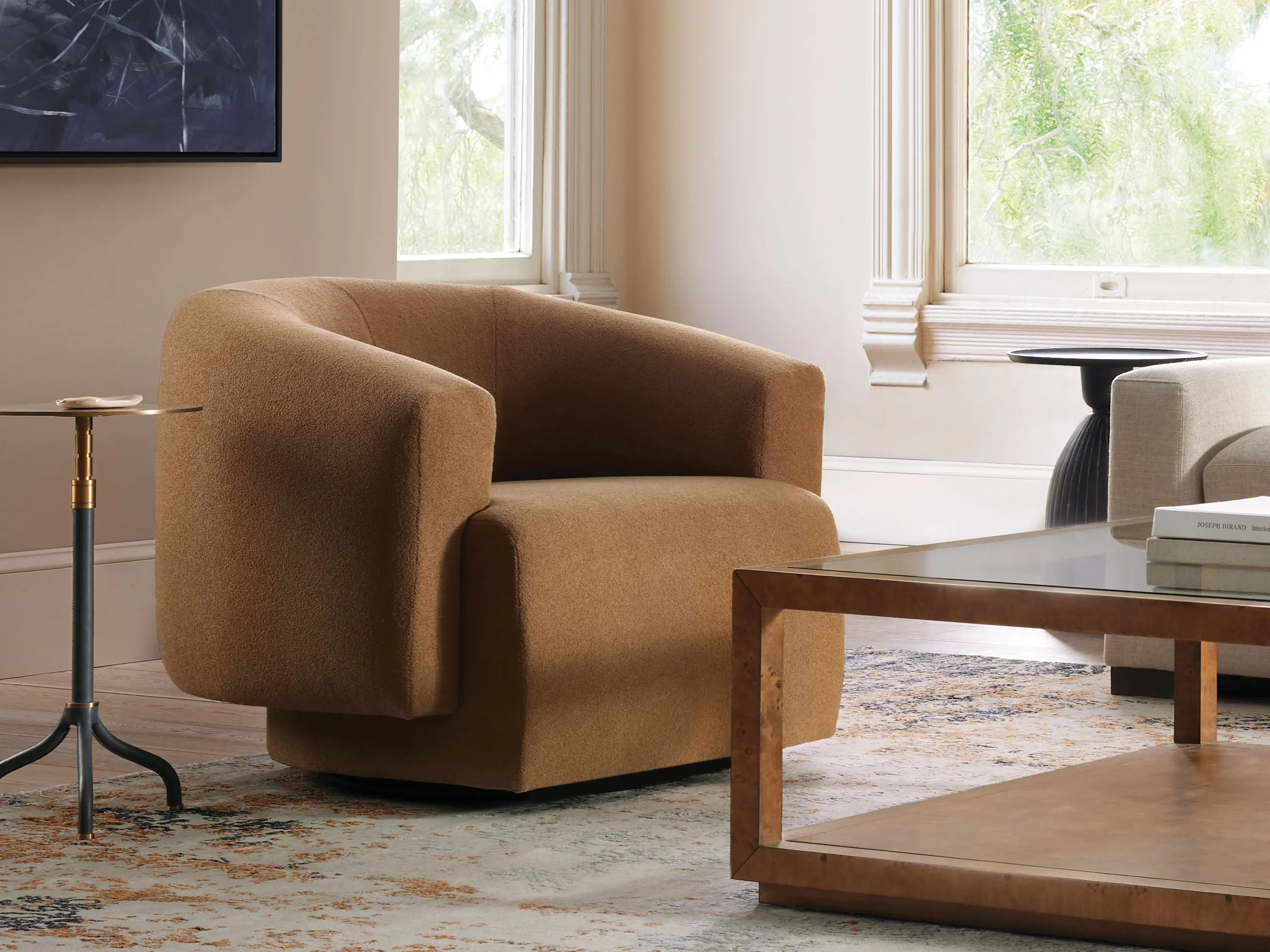 Hamlin Swivel Chair | Arhaus
