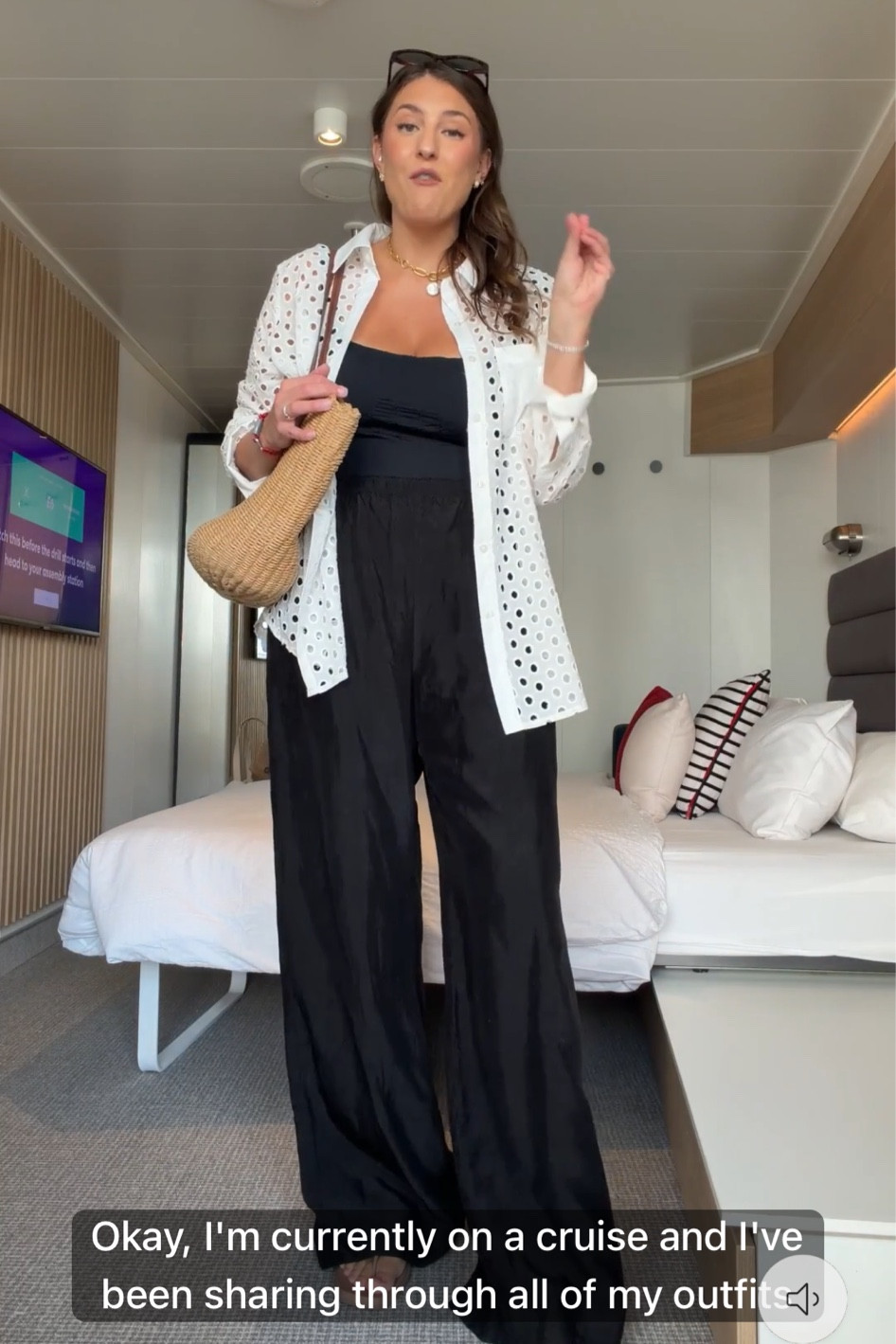 Cruise nights, effortless + chic

black jumpsuit, vacation outfit, cruise style, resort wear, summer outfit, chic basics, neutral outfit, travel style

#LTKTravel #LTKSeasonal #LTKSwim
