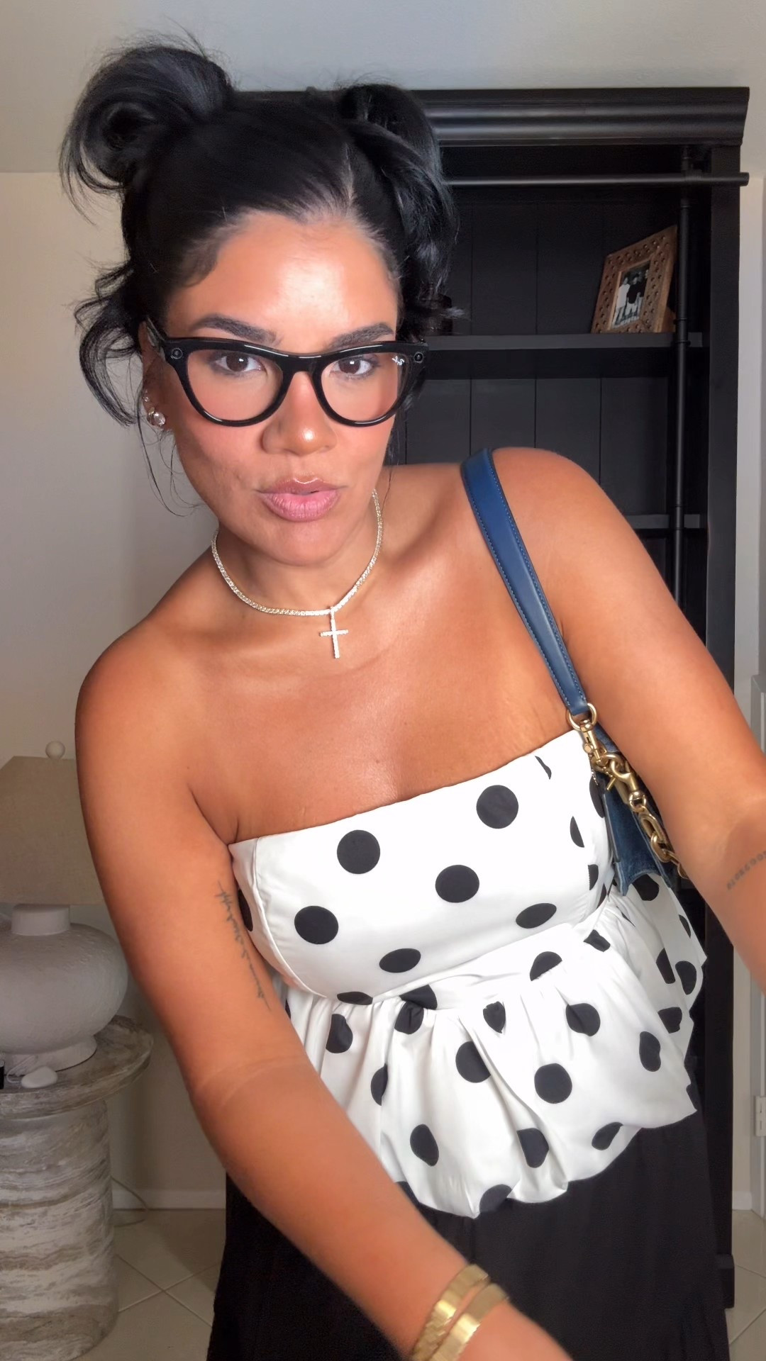 Spring is calling and I answered in polka dots ☀️🖤 Loving this breezy, flirty combo for sunny days and warm nights. Easy to dress up with heels or keep it casual with sandals.

#LTKStyle #LTKSeasonal #SpringStyle #SummerVibes #PolkaDots #ChicAndClassic #WarmWeatherLooks #DateNightOutfit #BrunchStyle #EffortlessStyle

#LTKOver40 #LTKootd #LTKSeasonal