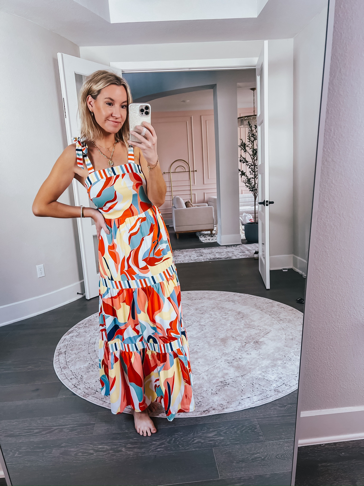 In love with this affordable Amazon dress! Fits tts. Comes in multiple colors. So fun for summer!

#LTKFindsUnder50 #LTKSaleAlert #LTKStyleTip