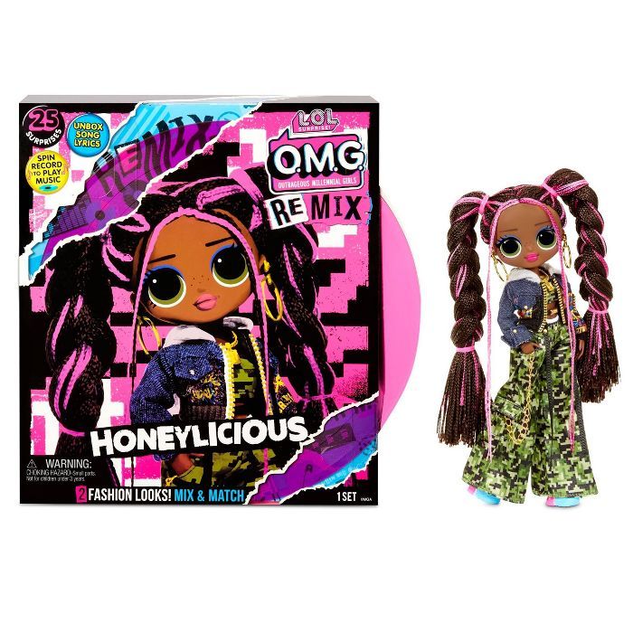 L.O.L. Surprise! O.M.G. Remix Honeylicious Fashion Doll– 25 Surprises with Music | Target
