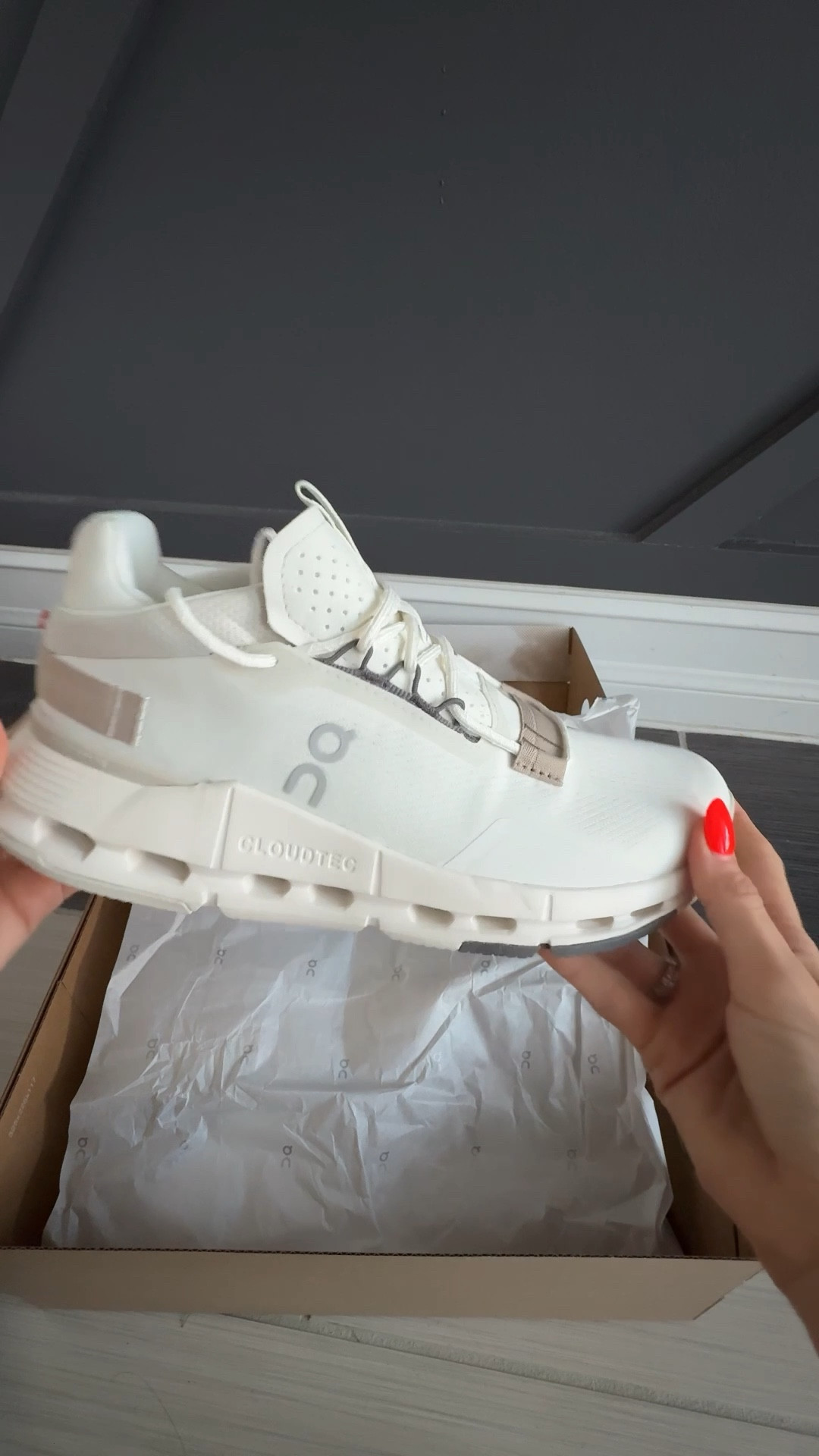 Unbox my new favorite sneakers with me. Cloudnova 2 (ice/sand) 

#LTKOver40 #LTKActive #LTKShoeCrush