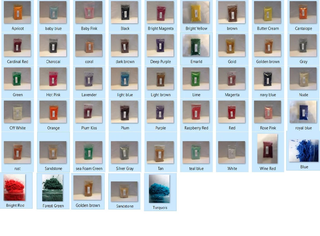 Flocking 1 Oz Pkg 50 Colors Available You Choose the - Etsy | Etsy (US)