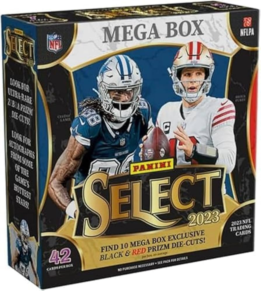 2023 Panini Select Football Mega Box (42 Cards/Box) Black & Red Prizms | Amazon (US)