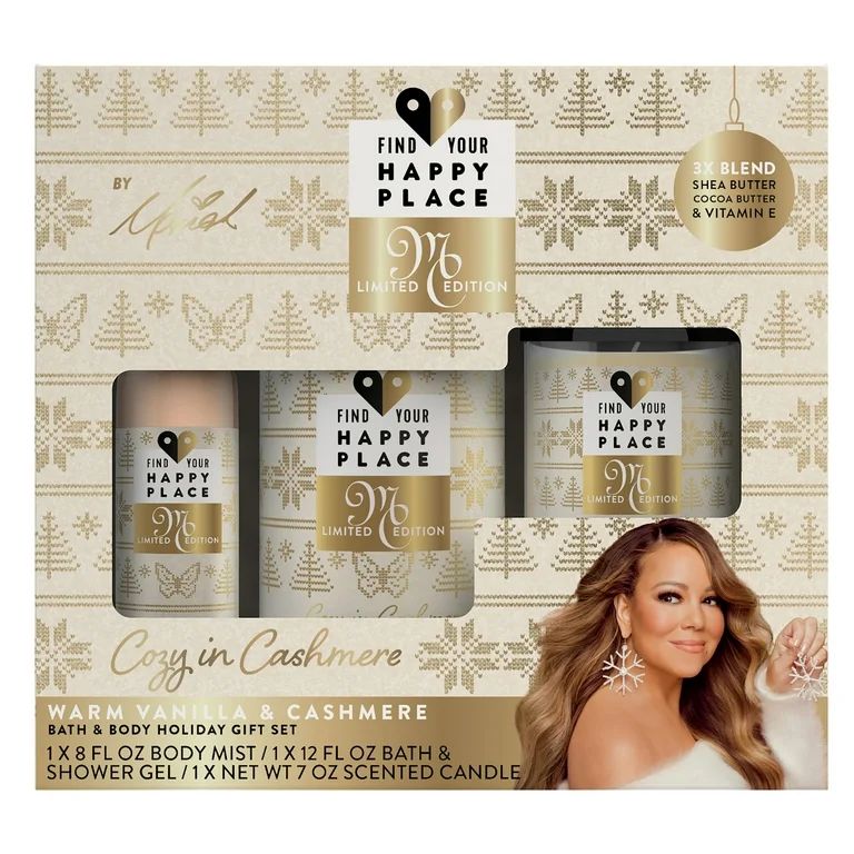 Find Your Happy Place Cozy in Cashmere Warm Vanilla Gift Set, 3 Count - Walmart.com | Walmart (US)