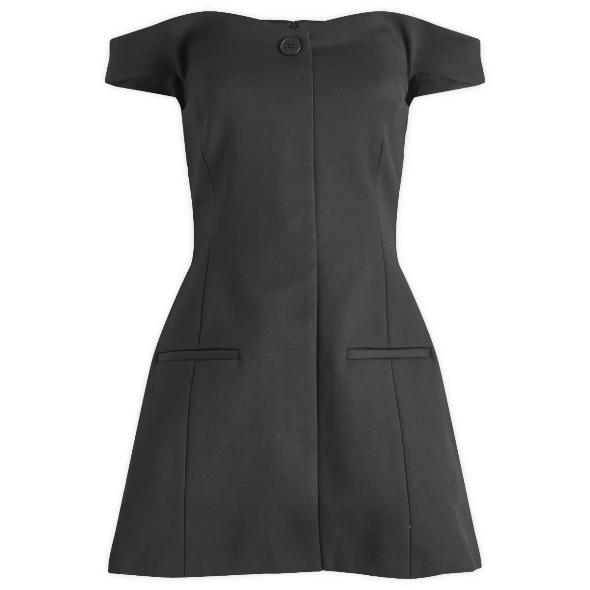 SIR. Women's Sandrine Off Shoulder Mini Dress in Black, Size 3 | END. Clothing | END. Clothing