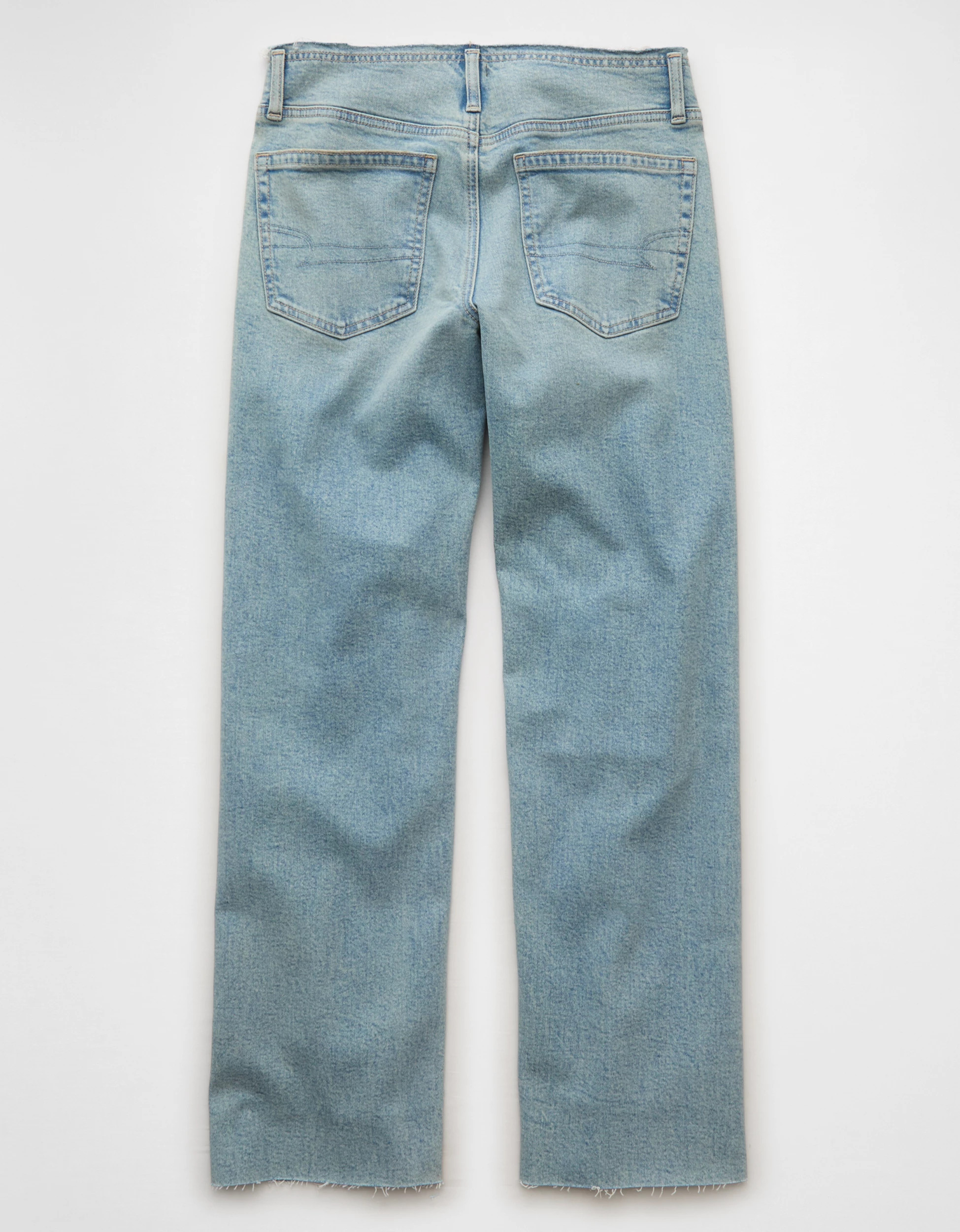 AE Strigid Low-Rise Baggy Straight Jean | American Eagle Outfitters (US & CA)