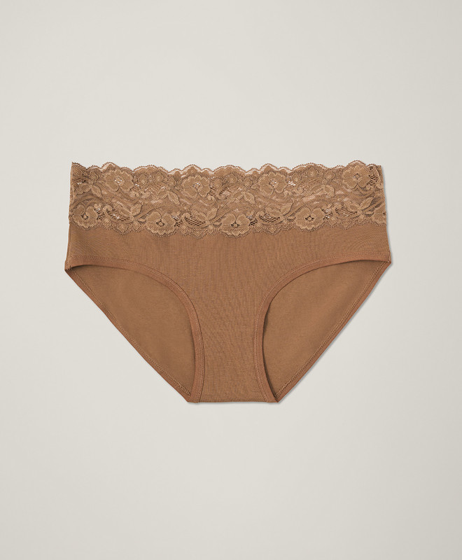 Women’s Lace Waist Brief made with Organic Cotton | Pact | Pact Apparel