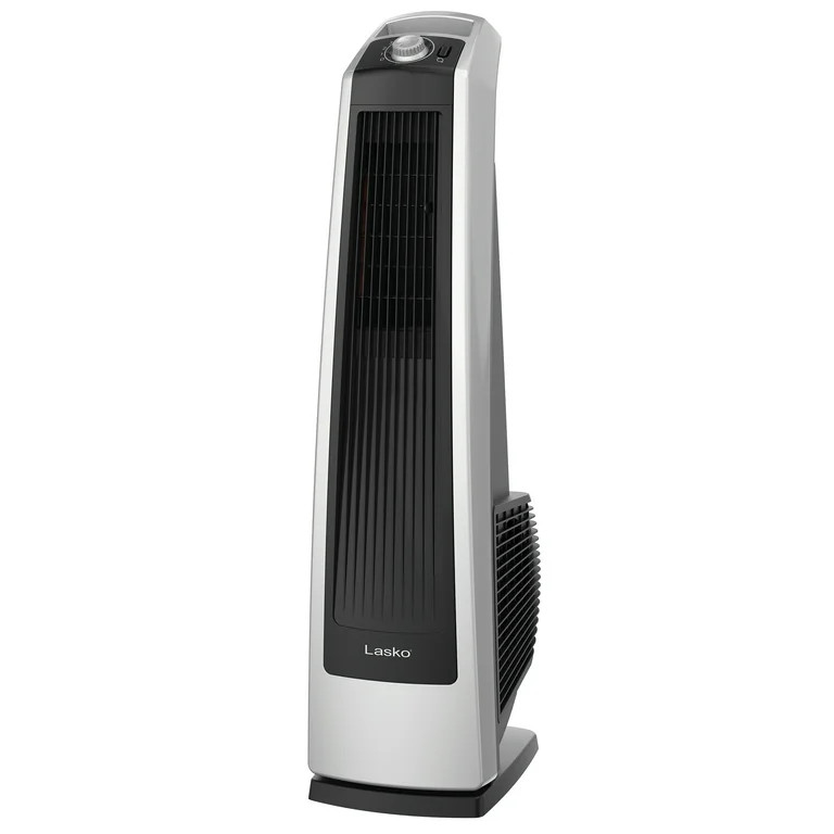 Lasko Oscillating High Velocity Tower Fan with 3 Speeds, U35105, Gray/Black - Walmart.com | Walmart (US)