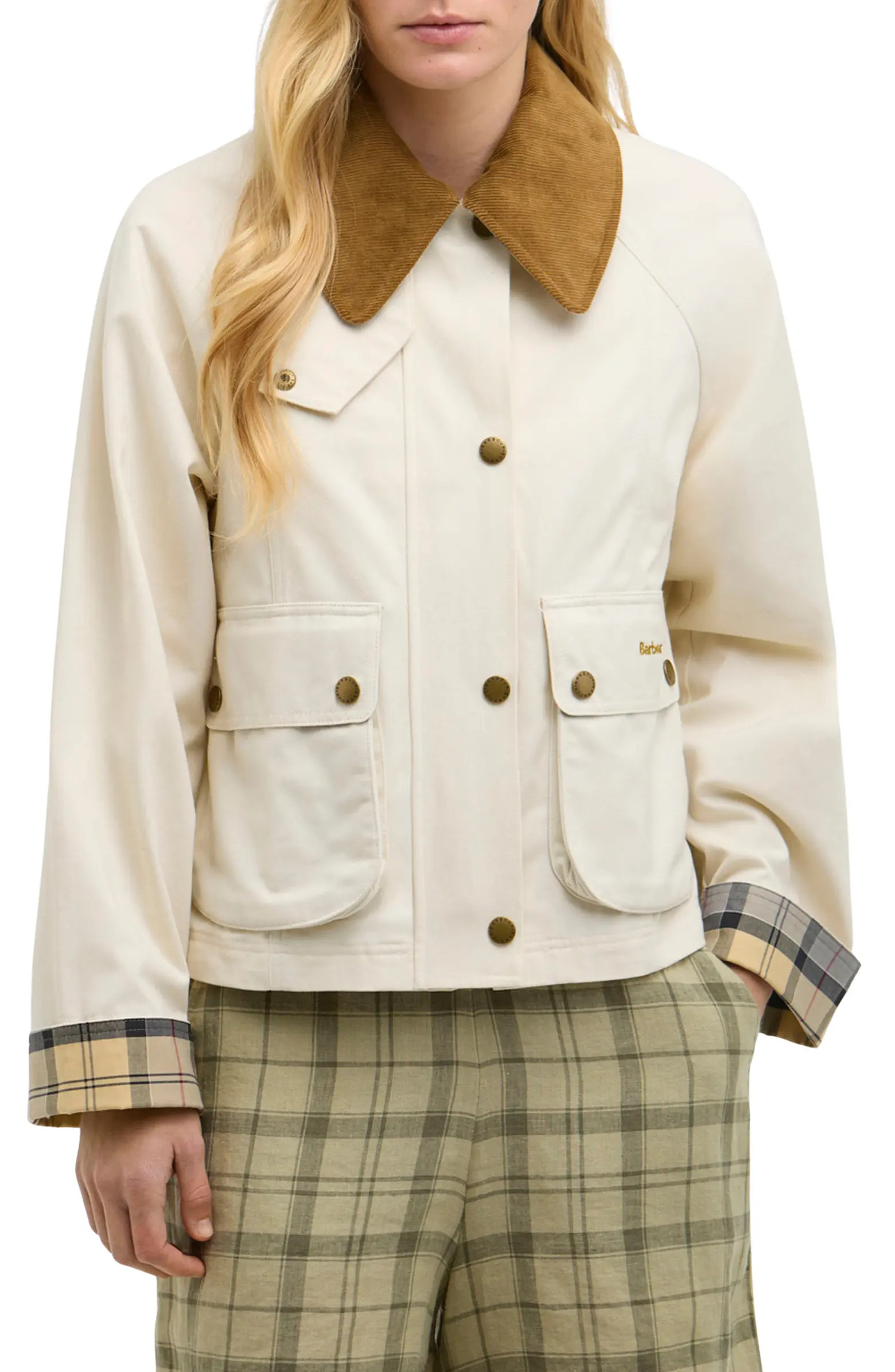 Beadnell Crop Cotton Jacket | Nordstrom