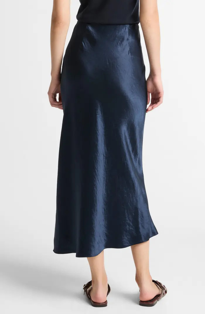 Vince Side Slit Matte Satin Slip Skirt | Nordstrom | Nordstrom