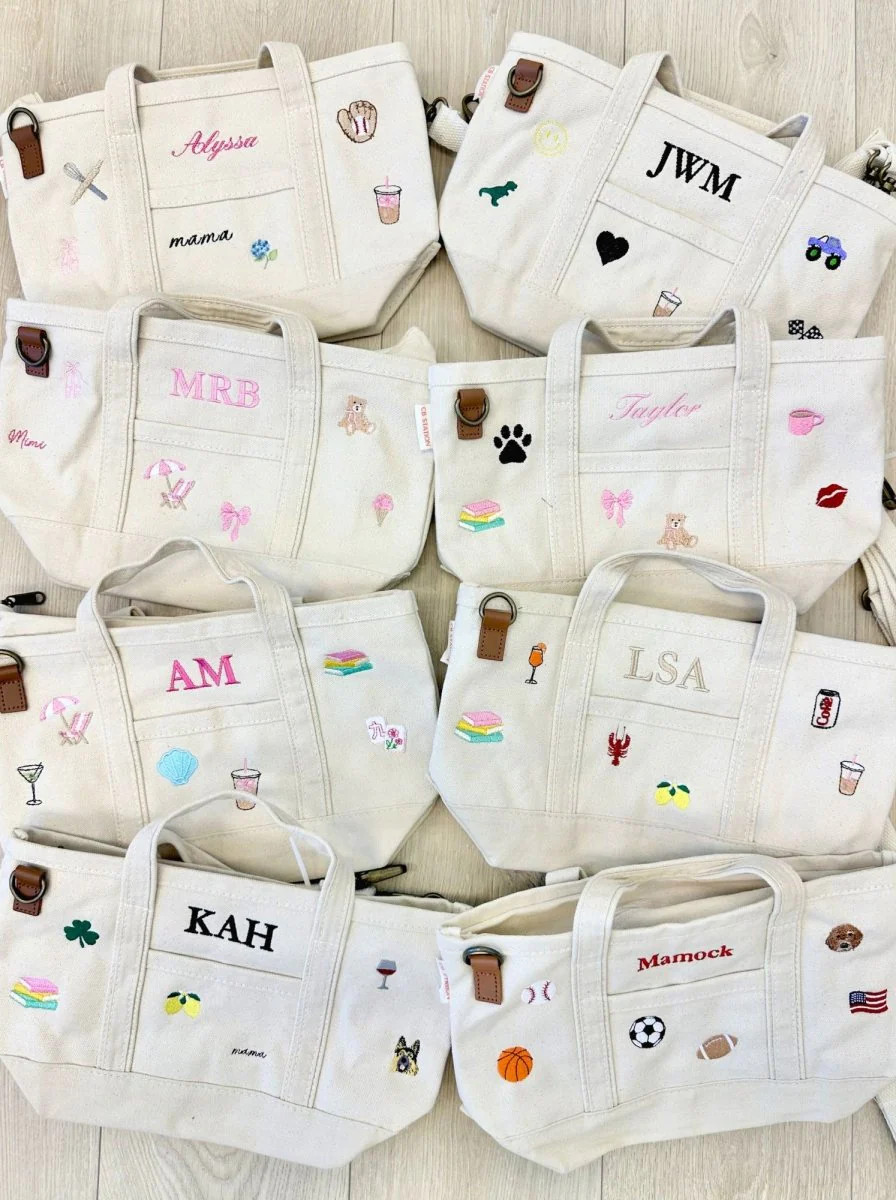 Make It Yours™ Icon Crossbody Charm Tote | United Monograms