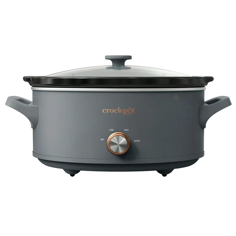 Crock-Pot Manual 7-Quart Slow Cooker, Mussel Grey | Walmart (US)