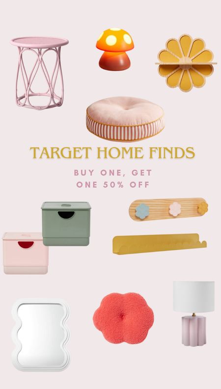 Target Home Finds! Lots of cute kids items from Pillowfort are buy one, get one 50% off with Target Circle! 

#LTKfindsunder50 #LTKhome #LTKsalealert