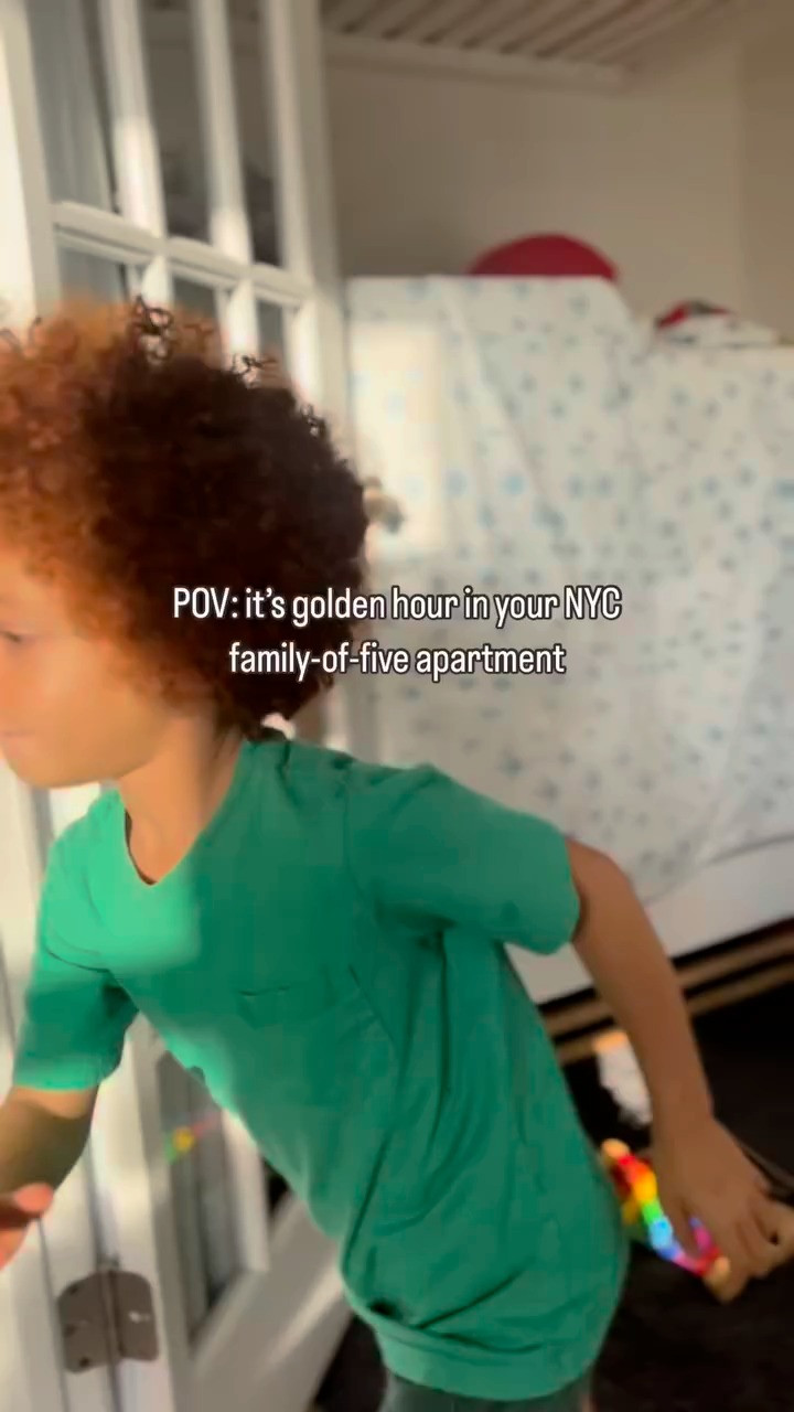 POV: it’s golden hour in your NYC family-of-five apartment 

#LTKHome #LTKKids #LTKFamily