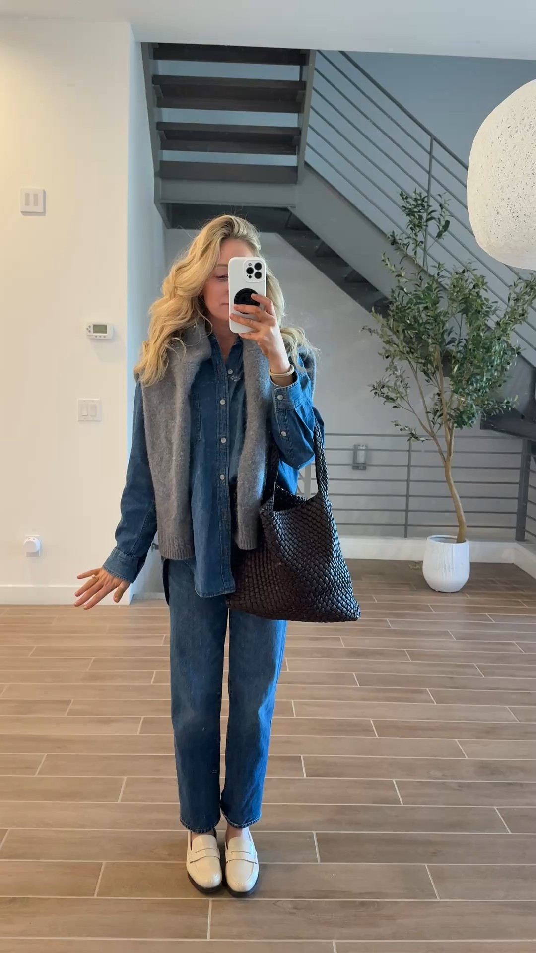 Denim on denim OOTD! Wearing my true size 24 in denim pants and size small in oversized denim shirt I love!!! 

#LTKdayinmylife #LTKootd #LTKgrwm