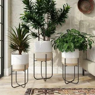 Bodhi Modern Planters (Set of 3) | Bed Bath & Beyond