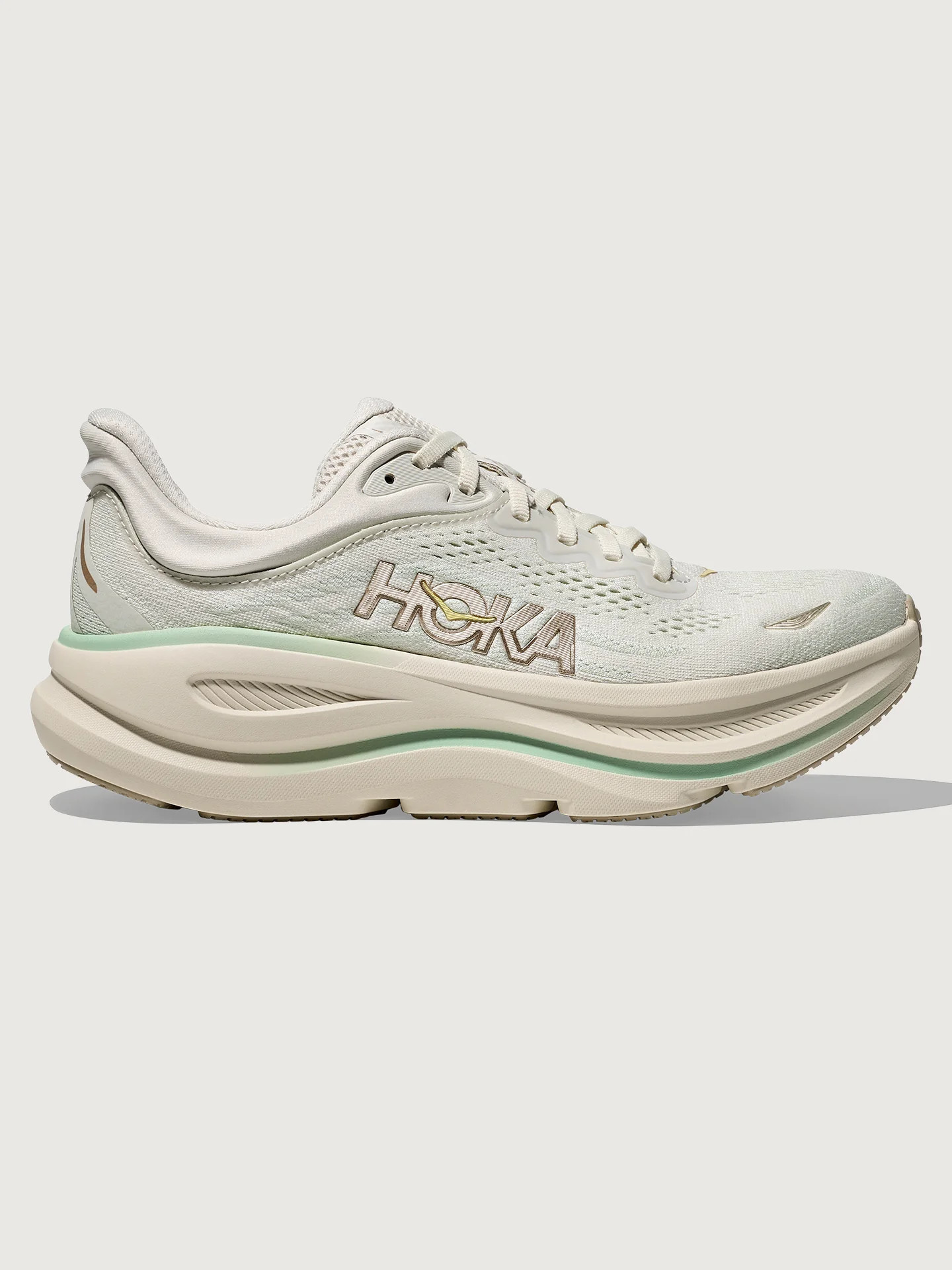 Hoka Bondi 9 - Truffle Salt/ Sea Glass - Size 9.5 | Carbon38
