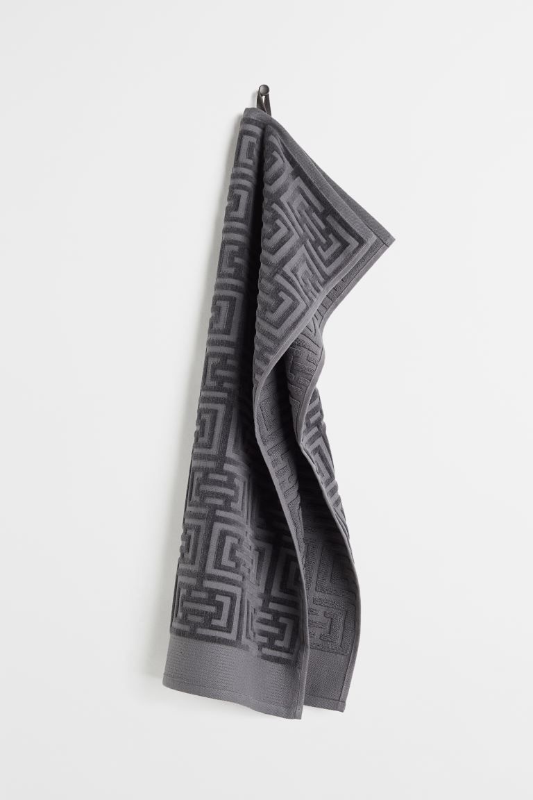 Jacquard-patterned Hand Towel | H&M (US + CA)