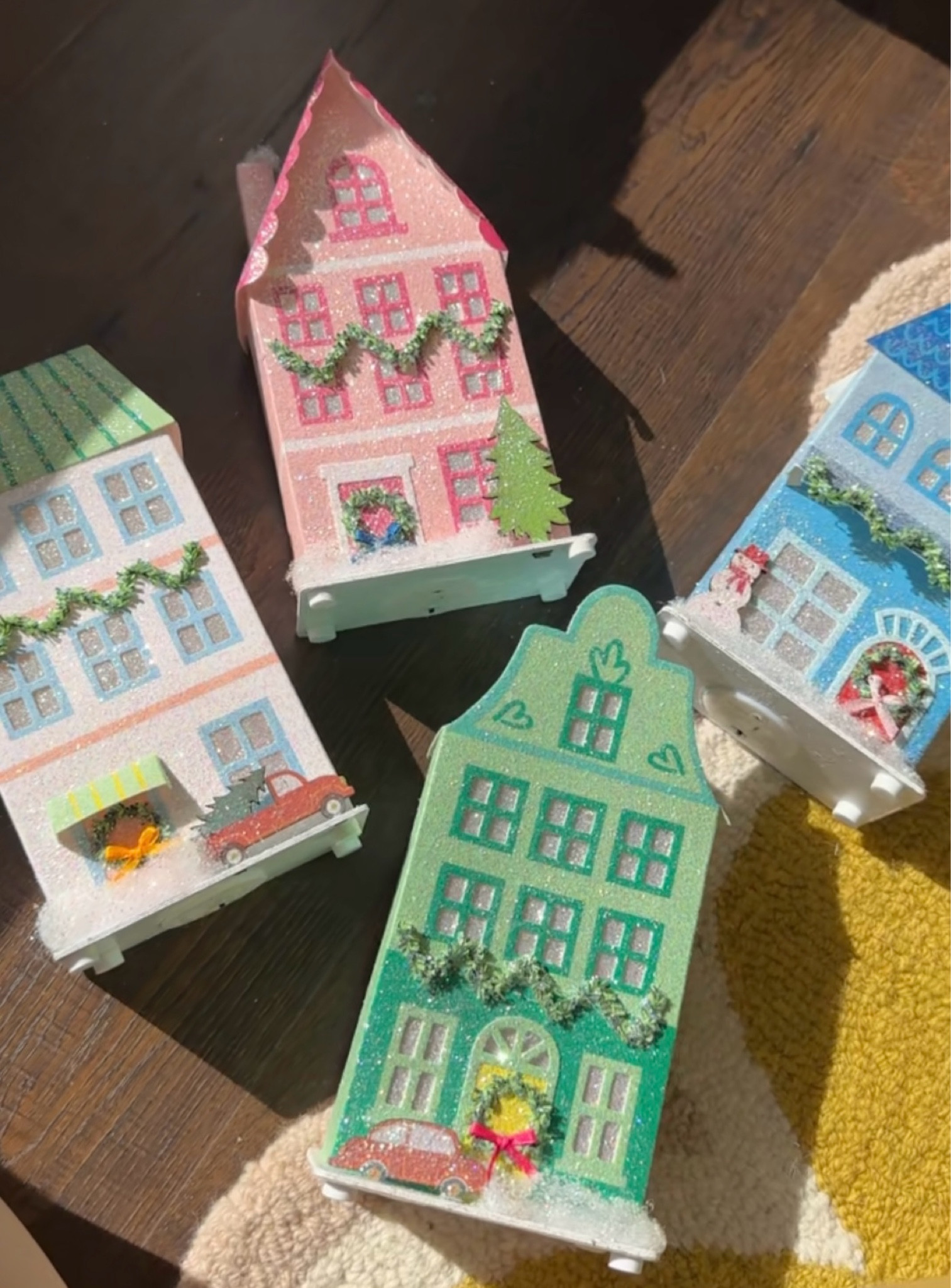 Target Christmas new arrivals!

Colorful holiday, glitter paper house, village, glittered houses, pink decor 

#LTKSeasonal