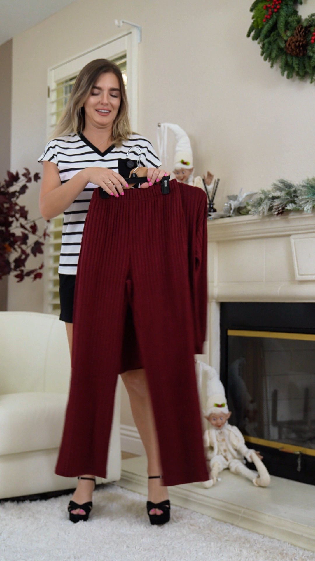 Winter coziness activated ❄️🤍
This RUMIA Sweater Lounge Set is my new go-to for chilly days — warm, soft, and still cute enough to wear out on errands or while traveling.
I’m wearing size S in the burgundy color, and the fit is perfect for layering.
Linked for you on my LTK ✨

#RUMIA #WinterOutfits #CozySeason #MatchingSet #LoungeWear #LTKWinterStyle #LTKCozy #AmazonWinterFinds #ColdWeatherOutfits #BurgundyStyle

#LTKgrwm #LTKHoliday #LTKGiftGuide