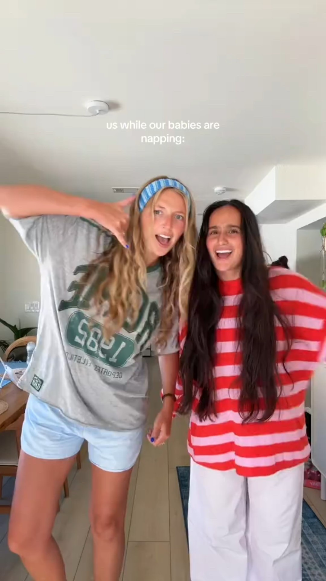 Mom life with your bestie >> 🥹