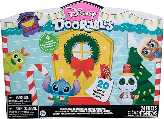 Disney Doorables 2024 Advent Calendar | 24 Pieces with Stickers (Disney Doorables) | Amazon (US)