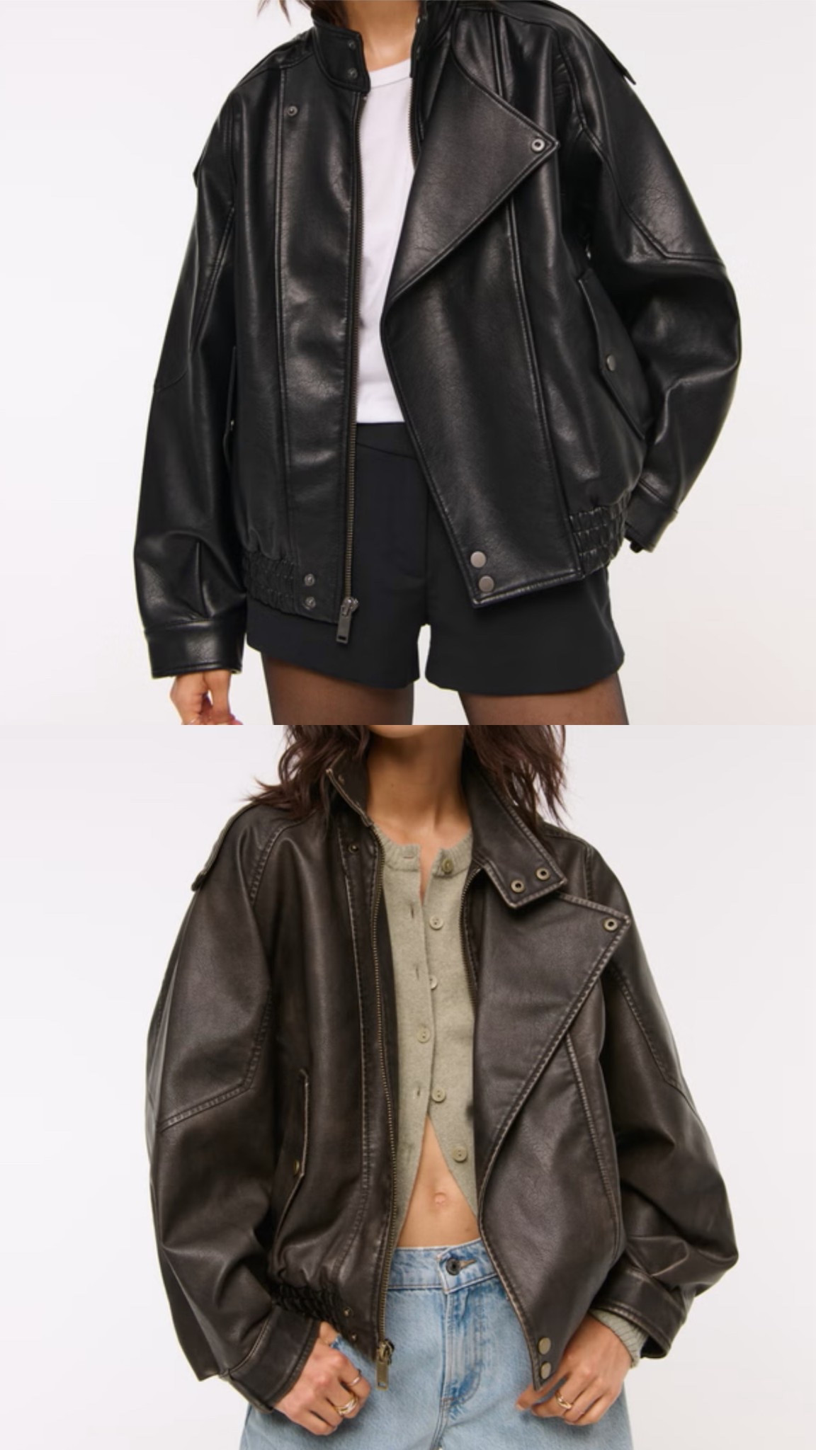Faux leather jackets also 20% off today! I love the brown a lot but just ordered the black in a size S! Feel like it’s a really good jacket to have in the lead up to spring 👏🏼

#LTKFashionMonth #LTKuk #LTKspring