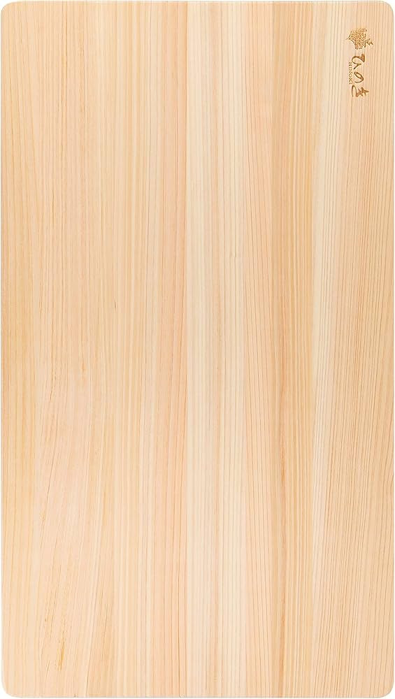 BOUMBI Hinoki Wood Reversible Cutting Board (17.3 x 9.8 x 0.55 Inch_Slim Large) | Amazon (US)