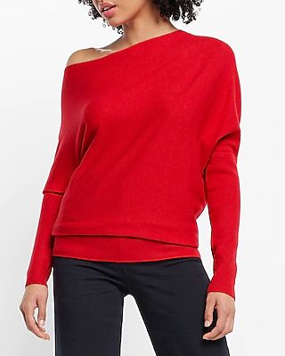 Ultra Soft Off The Shoulder Banded Sweater | Express