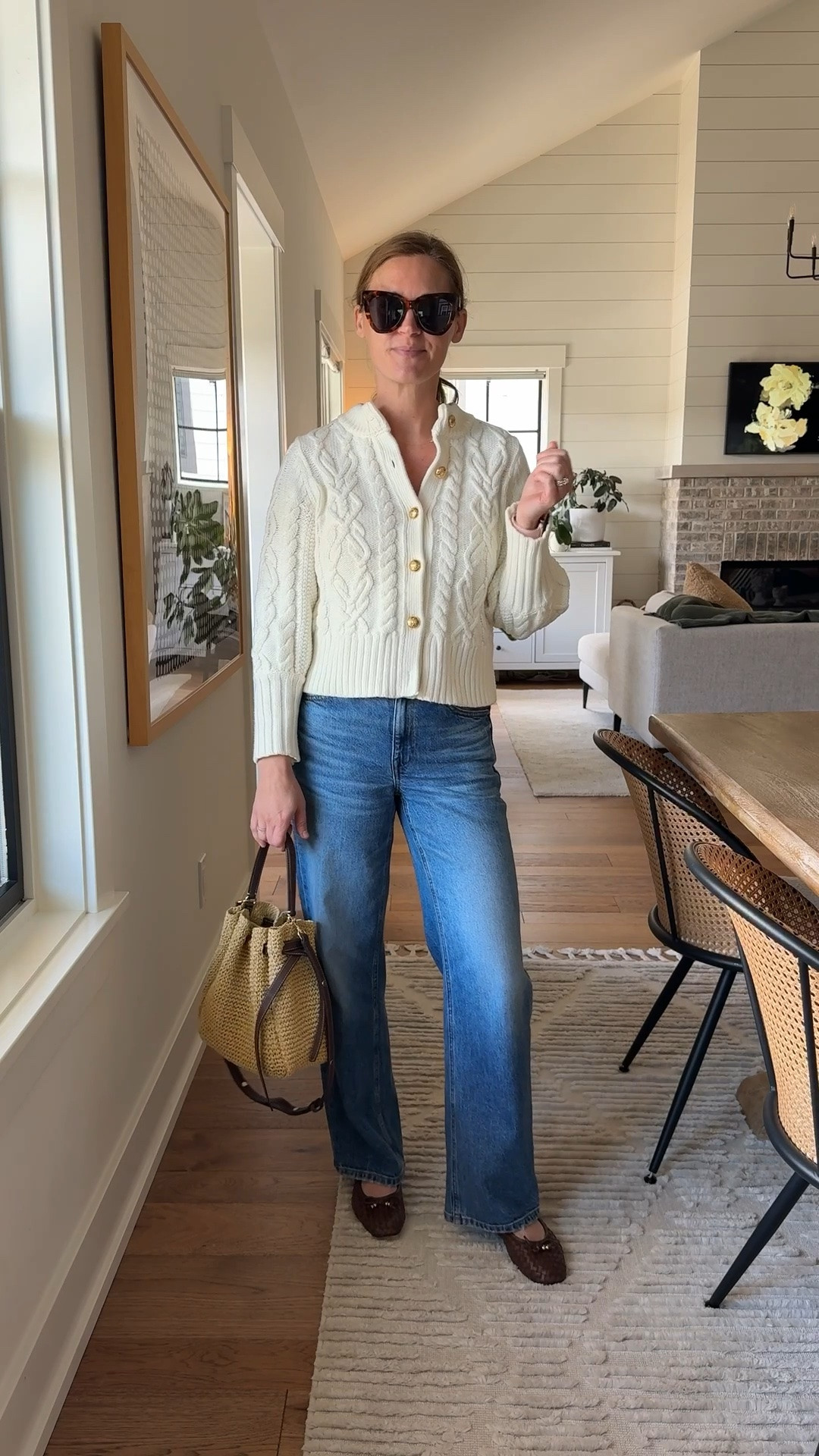 Sweater size small
Jeans size 26 - SHORT
Shoes run a touch small, if between sizes go up a size

#LTKdayinmylife #LTKgrwm #LTKootd