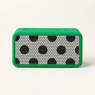 Polka Dot Portable Bluetooth Speaker Black/Cream/Green - kate spade new york x Target | Target