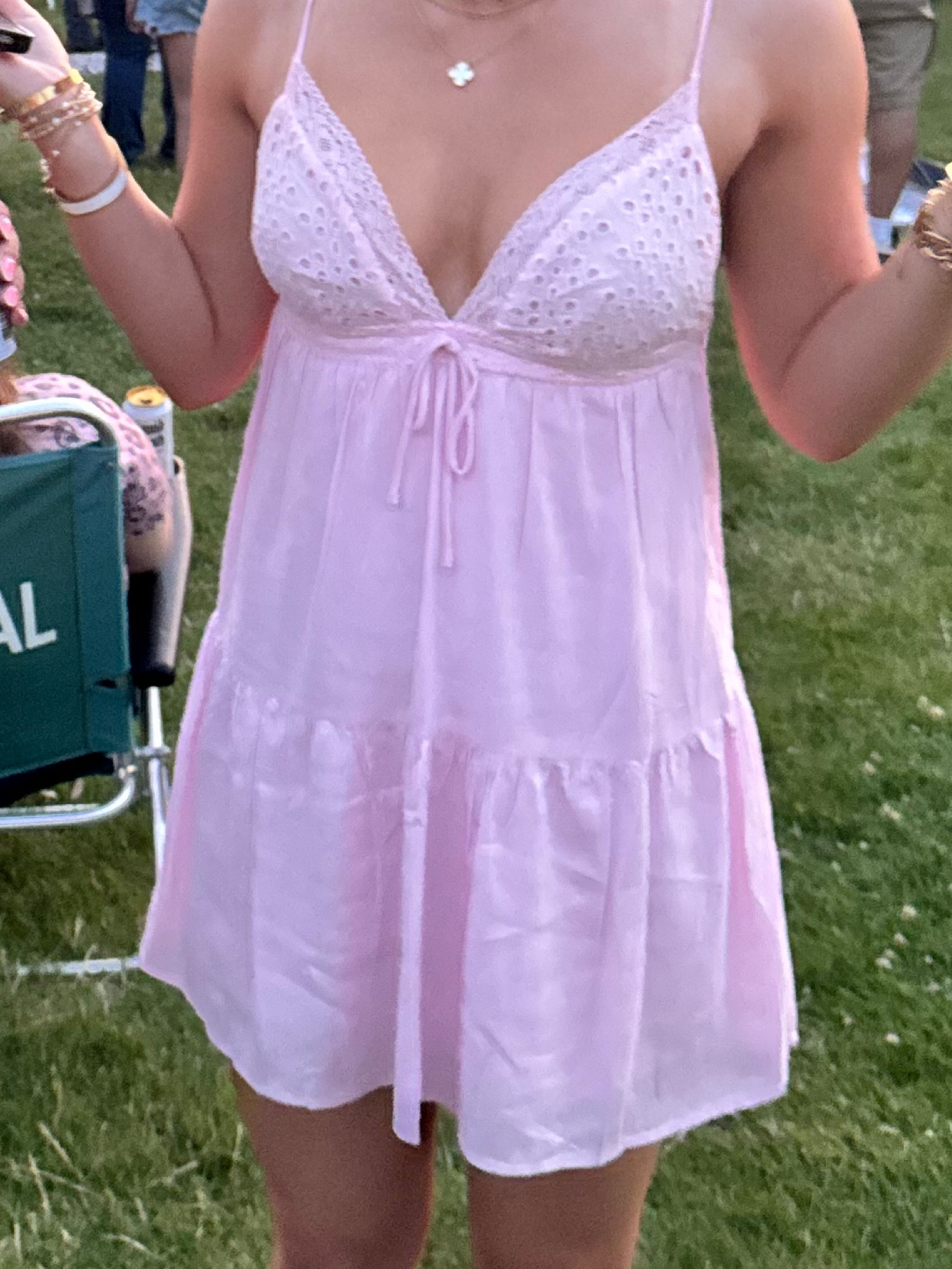 knee length dresses for ladies Chella Sleeveless Mini Dress Dusty Pink main image 1