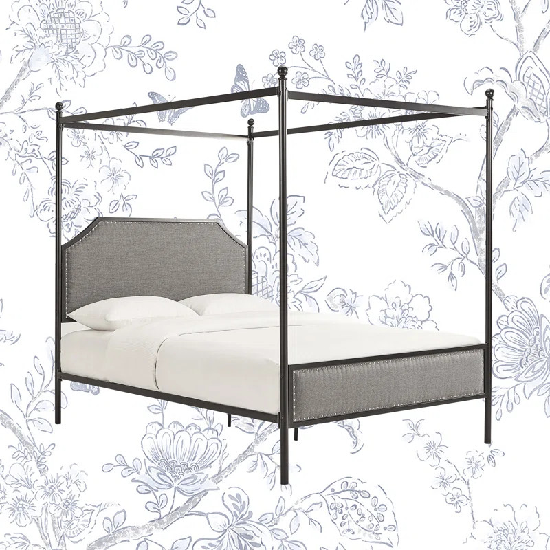 Lina Metal Queen Canopy Bed | Wayfair North America
