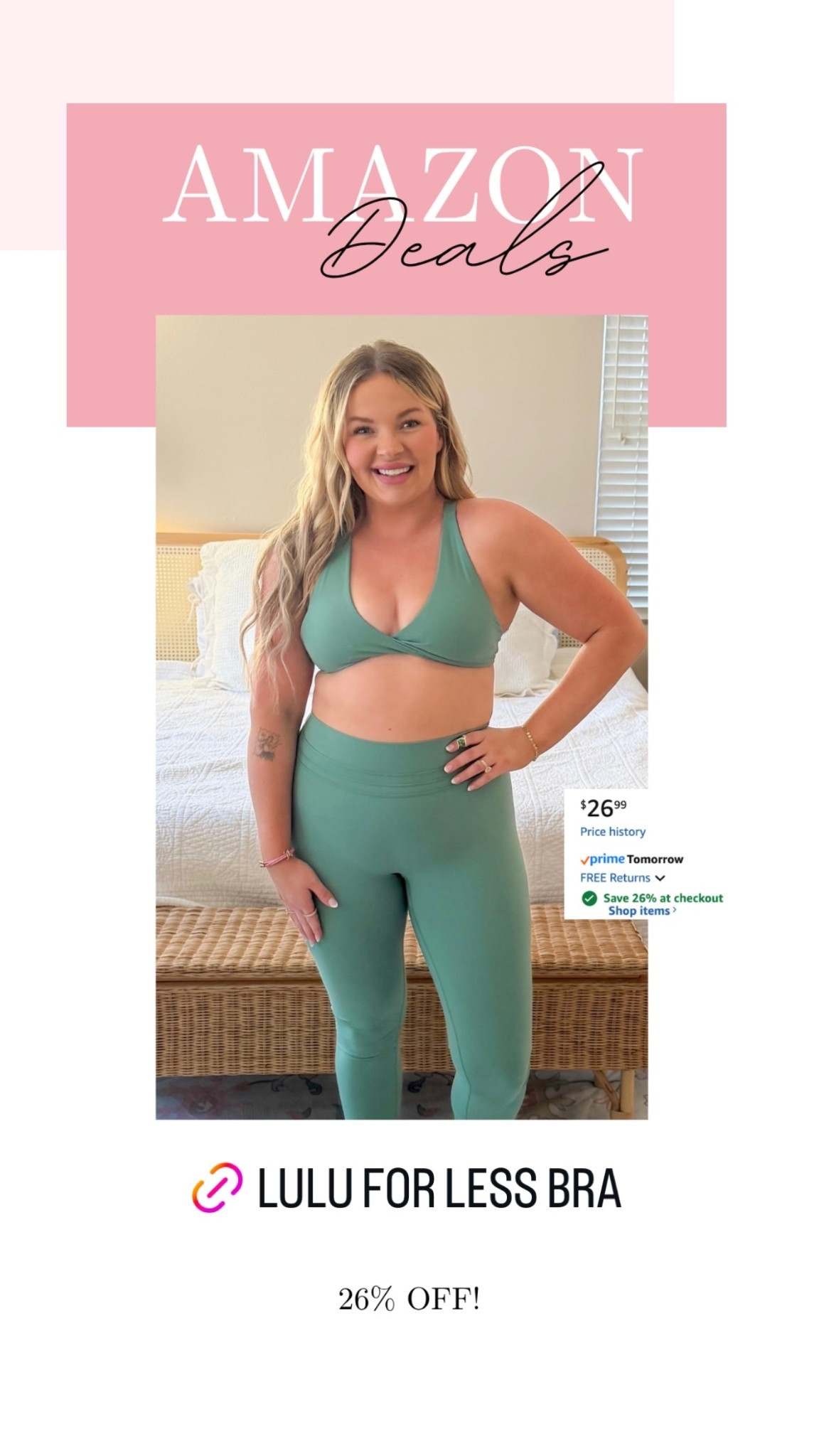 My like Lulu workout bra is on deal! So many cute colors.

#LTKActive #LTKSaleAlert #LTKMidsize