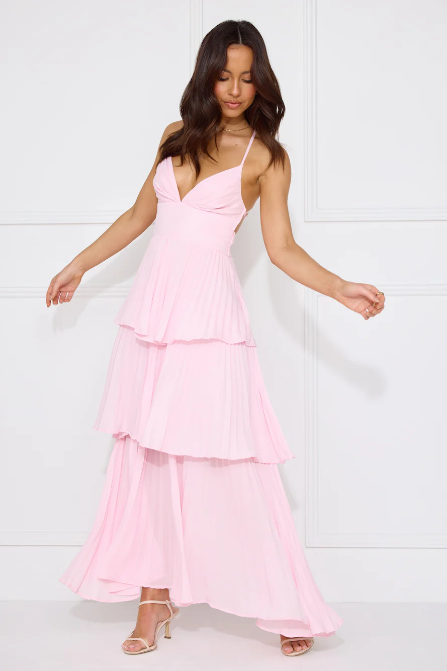 Fashionably Ever After Maxi Dress Pink | Hello Molly (US)