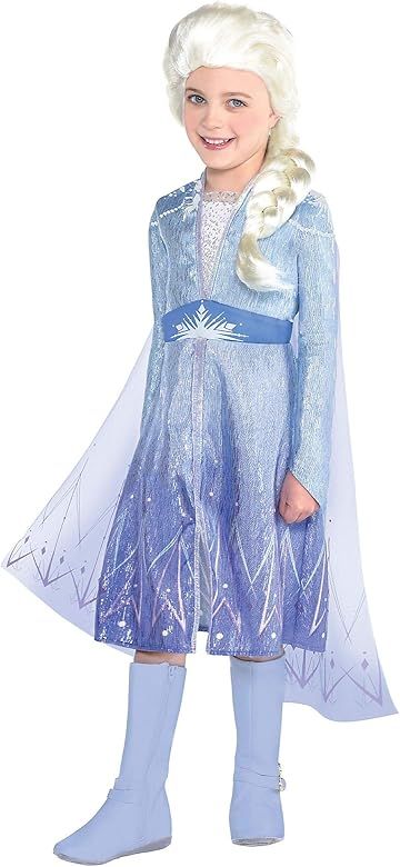 Elsa Act 2 Halloween Costume for Girls, Frozen 2, Includes Dress | Amazon (US)