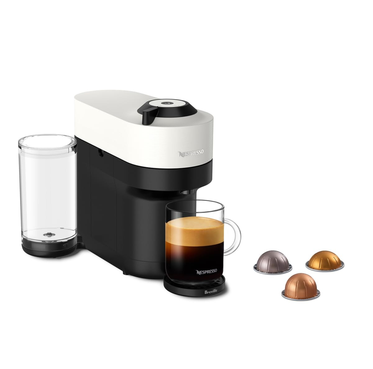 Nespresso Vertuo Pop+ Coffee and Espresso Maker by Breville, Coconut White | Amazon (US)