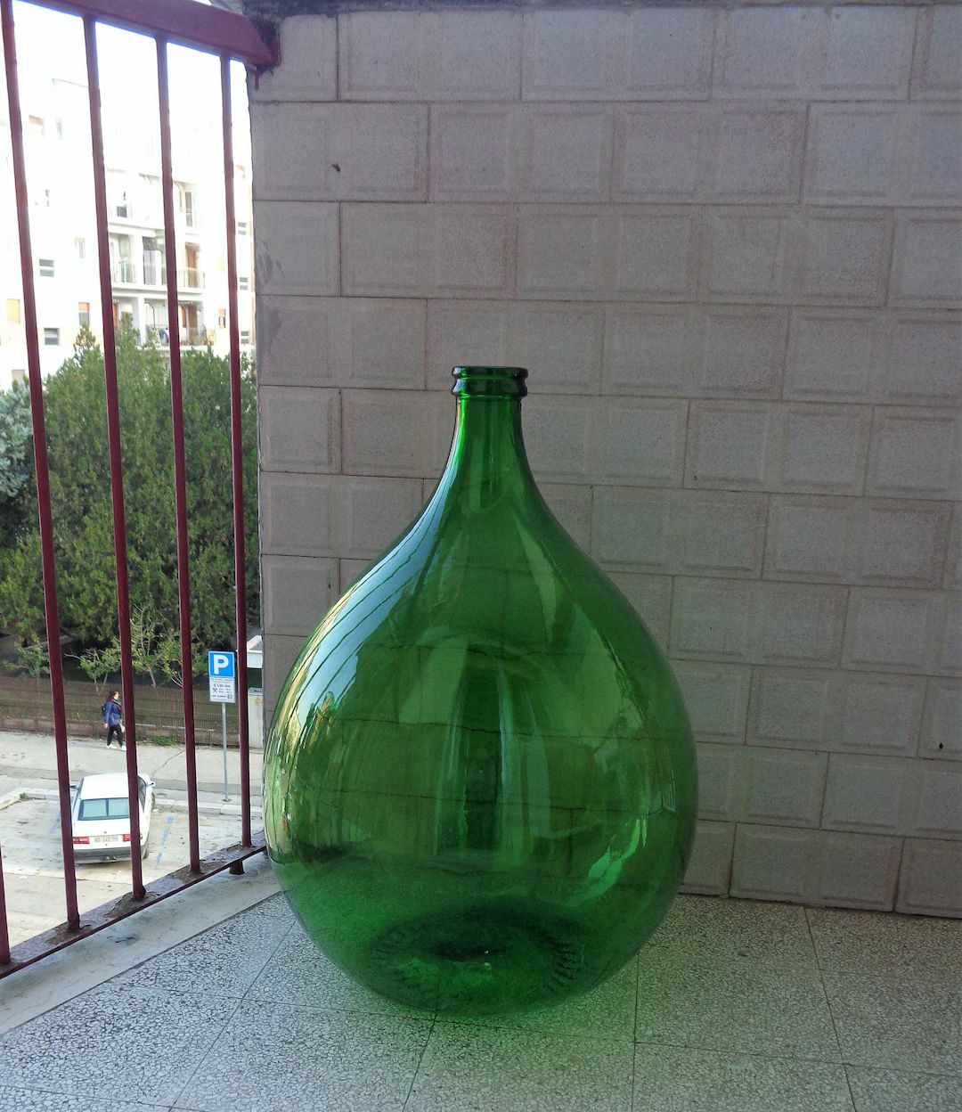 54 Lt Vintage Italian Green Glass Giant Jar Wine Jar Old - Etsy | Etsy (US)