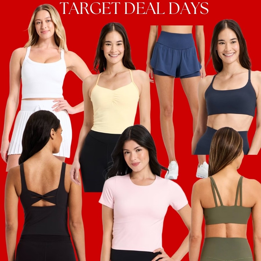 40% off select activewear on Target Deal Days today! 🎯 

#LTKActive #LTKSaleAlert