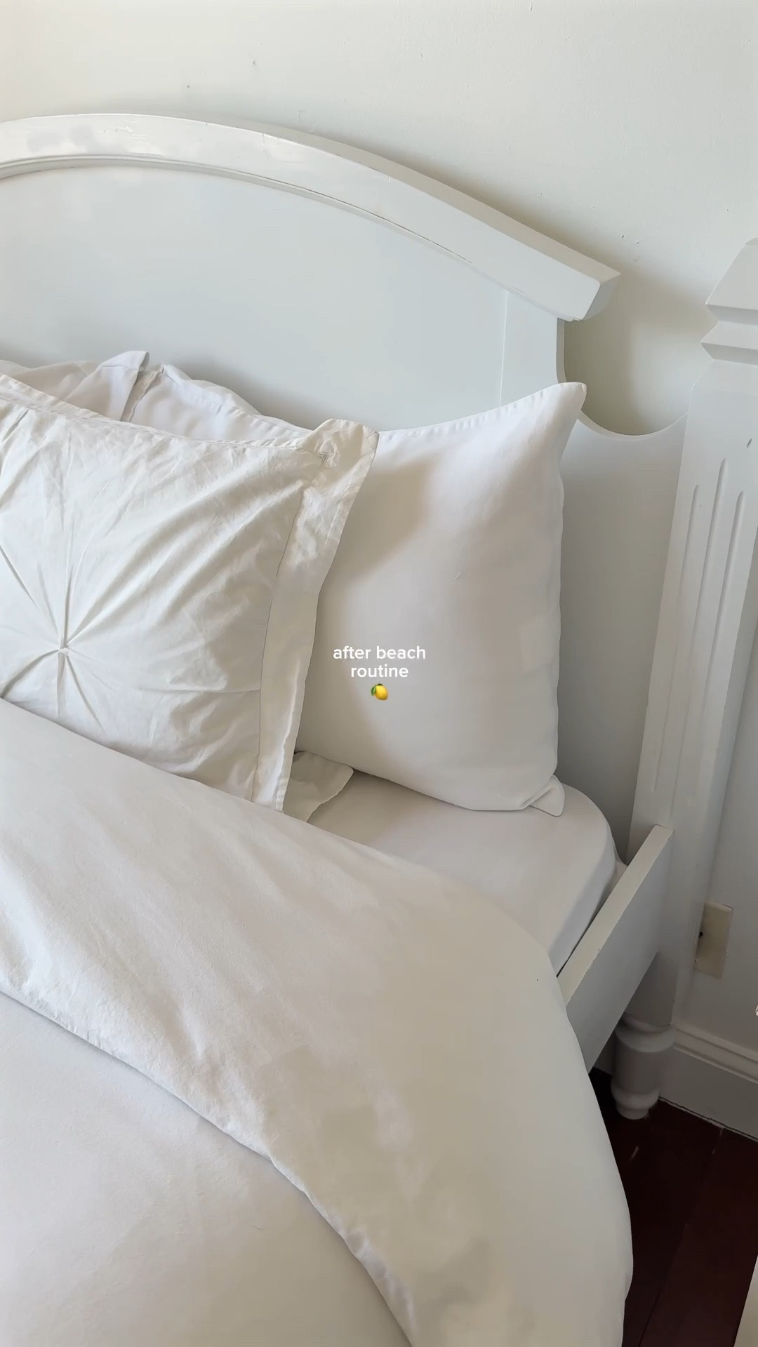 after beach routine 🍋