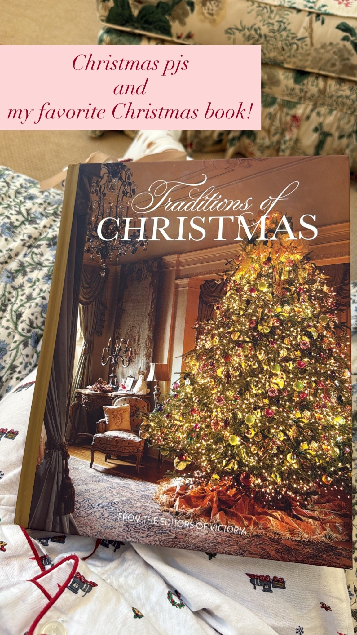 Enjoying my favorite Christmas design book in Christmas pajamas!! You can get our favorite Christmas pajamas on sale right now! No code necessary. I ordered our matching pajamas for this year last night! 

#LTKCyberWeek #LTKmomlife #LTKHoliday