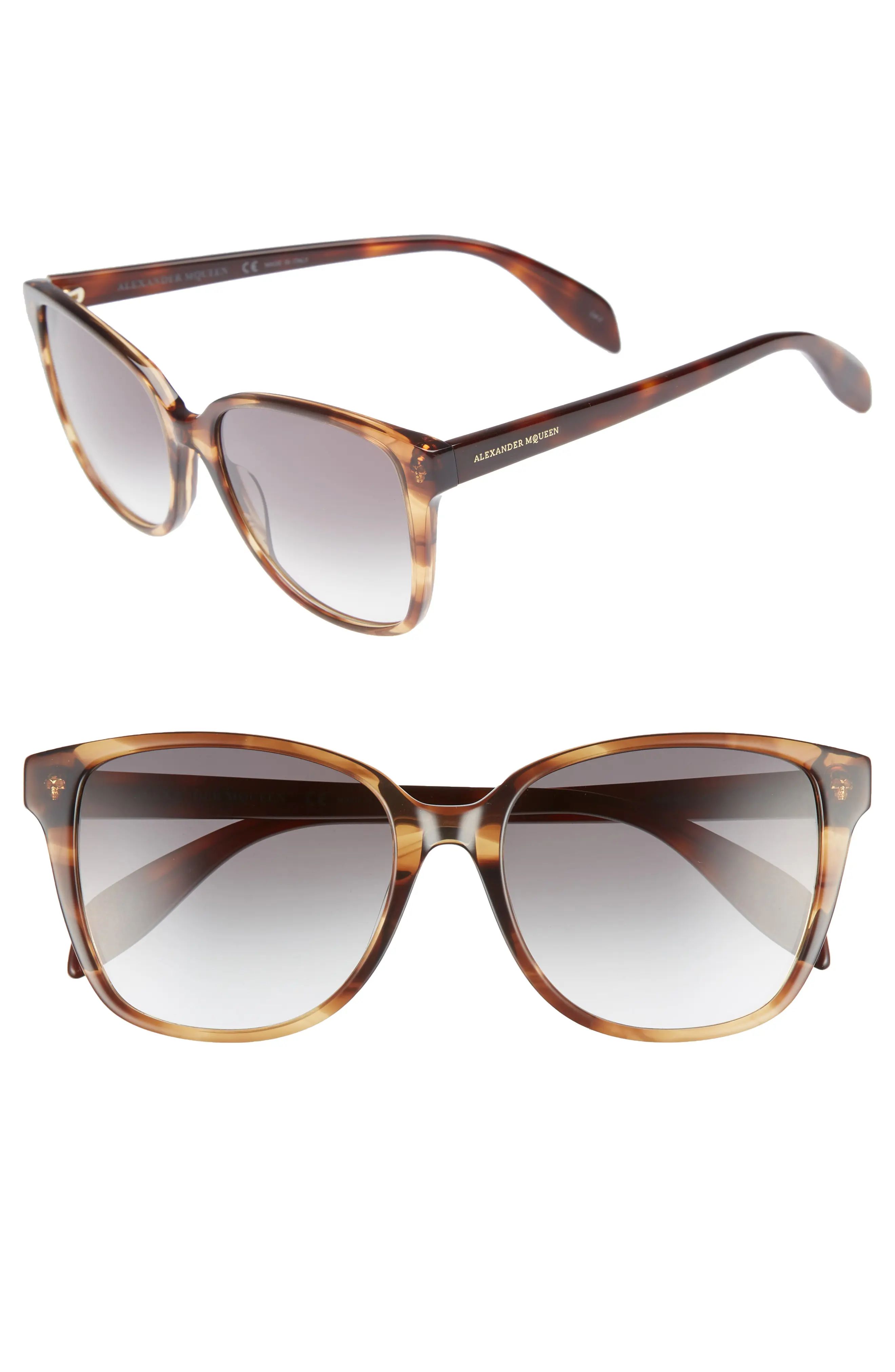 Women's Alexander Mcqueen 56Mm Sunglasses - | Nordstrom