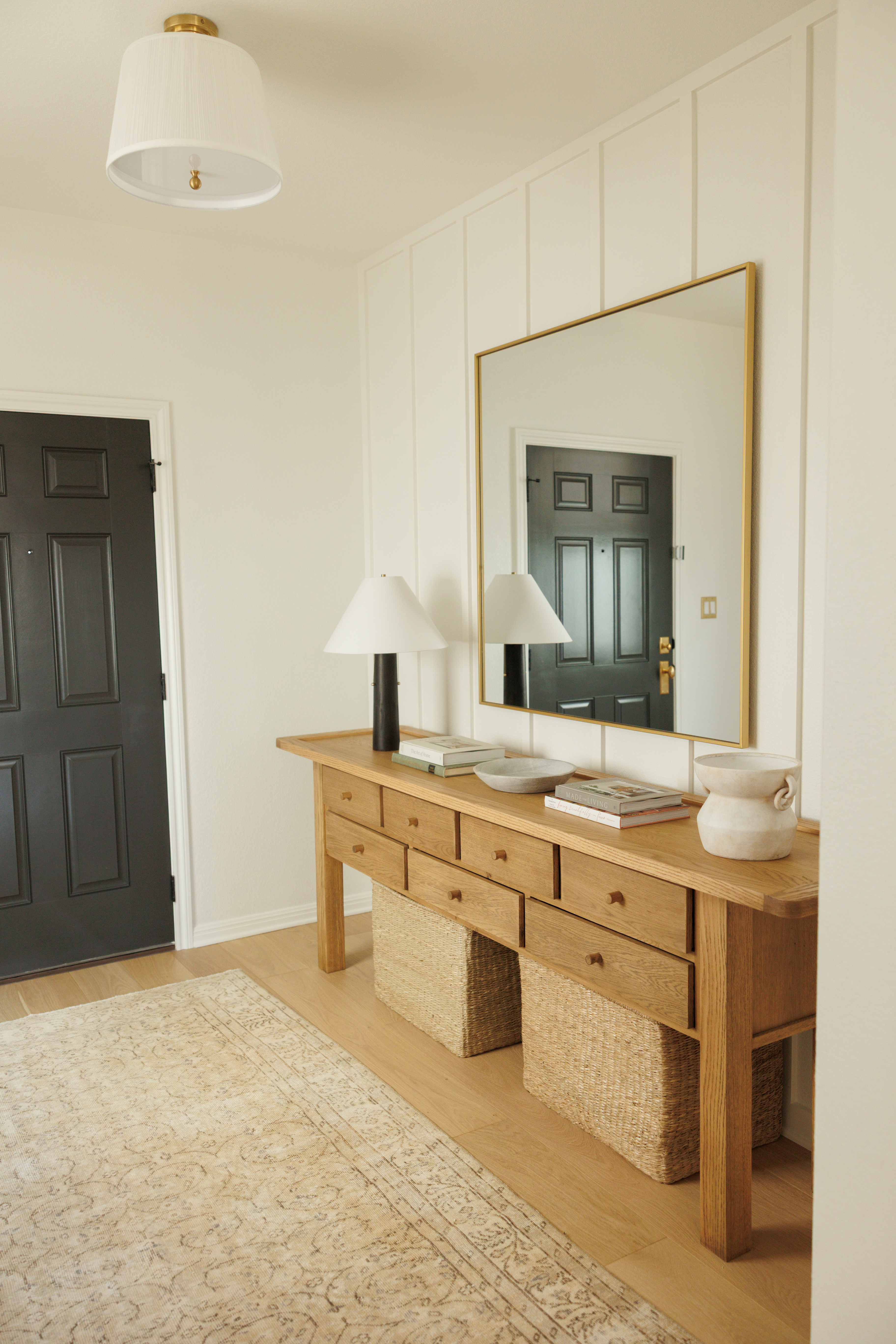 Forever jealous of this client's west coast-inspired entryway 🌊  

 #LTKHome #LTKFindsUnder100