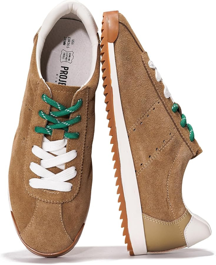 Project Cloud Genuine Leather Sneakers for Women – Womens Sneakers with Memory Foam Insole – ... | Amazon (US)