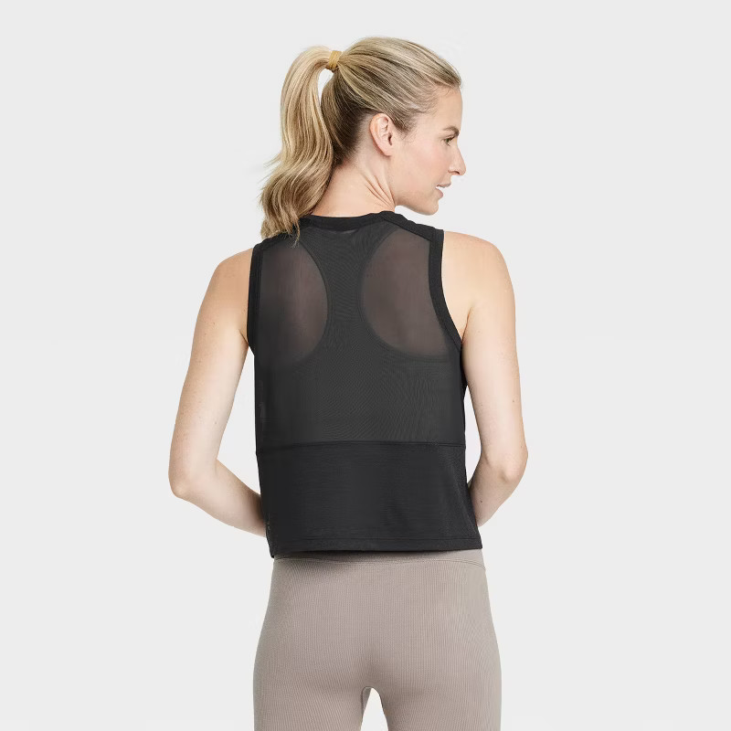 Women's Mesh Back Tank Top - All In Motion™ | Target