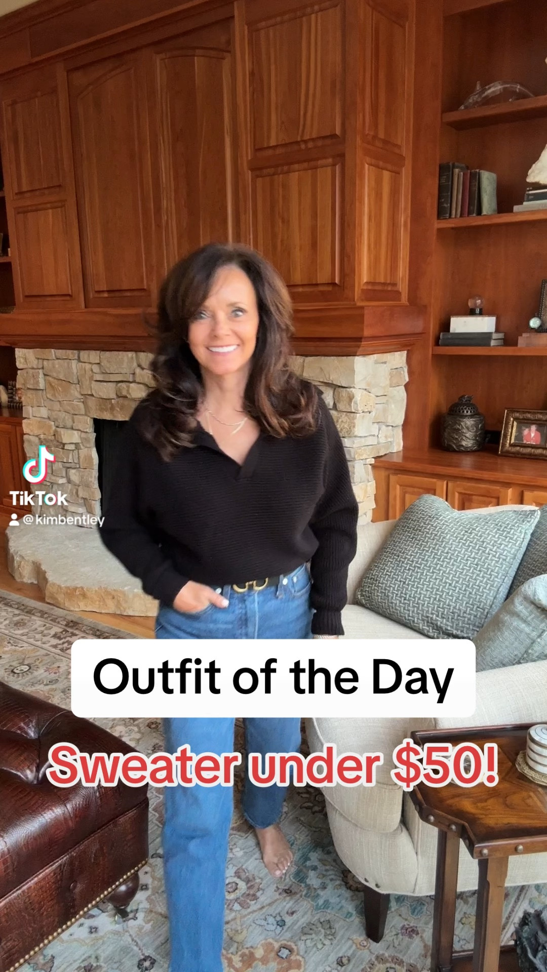 Winter outfit of the day! Straight leg jeans, comfy sweater, reversible belt, suede boots  
Madewell, Amazon, Steve Madden

#LTKVideo #LTKfindsunder50 #LTKover40