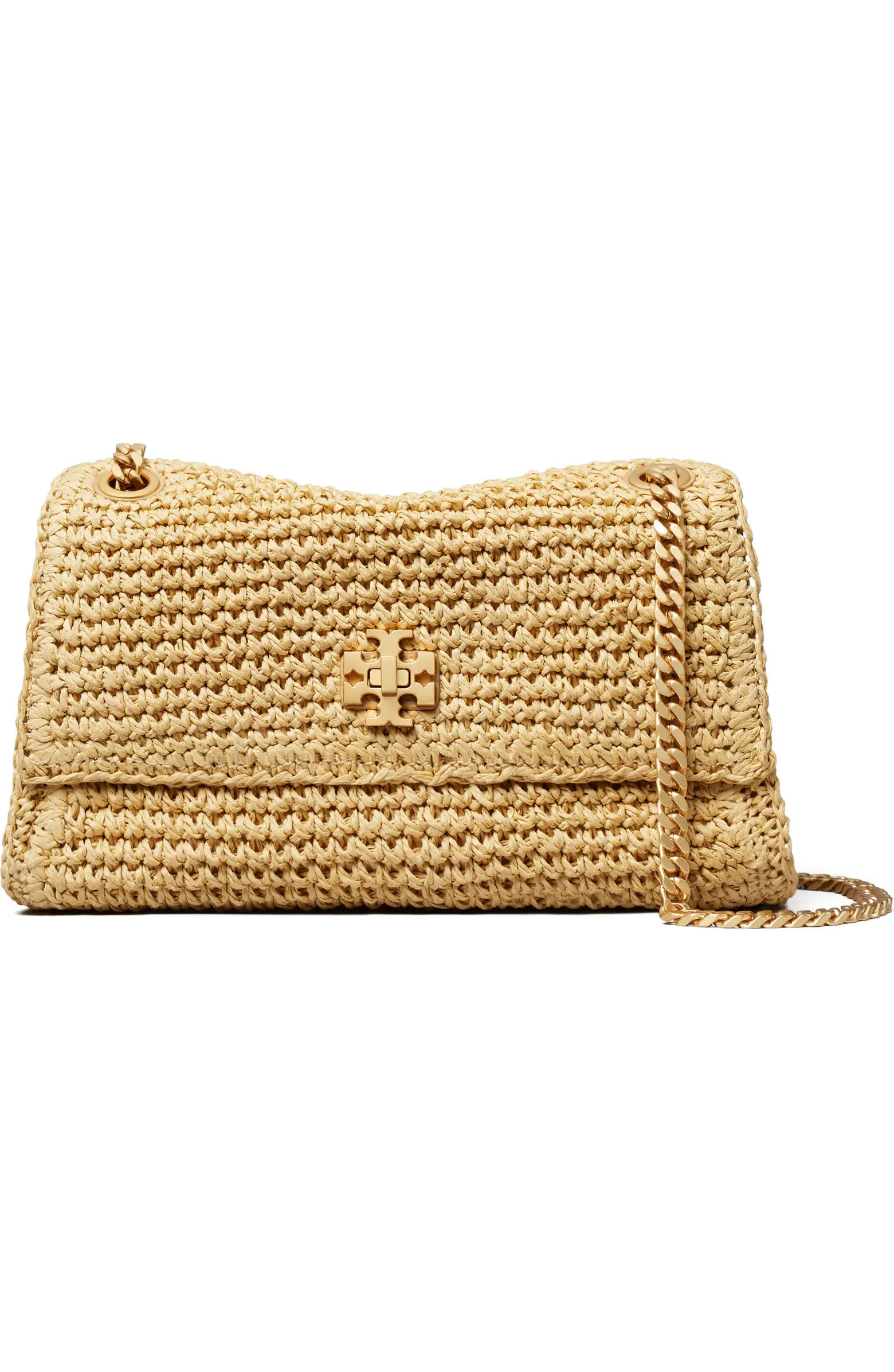 Mini Kira Turnlock Straw Convertible Shoulder Bag | Nordstrom