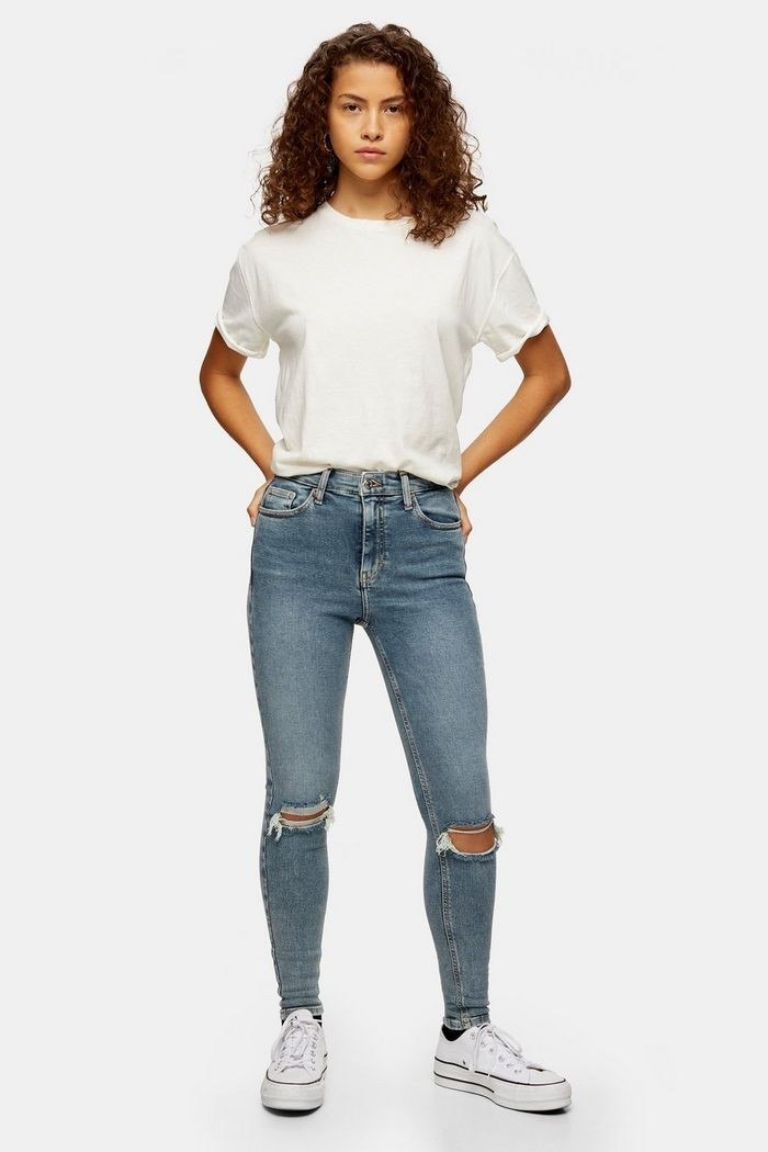 Greencast Ripped Jamie Jeans | Topshop UK
